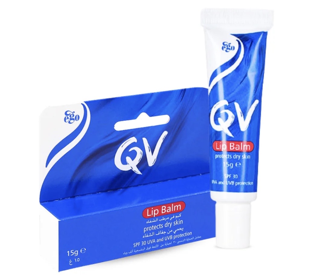 كيوفي QV - كريم مرطب الشفاه-15مل