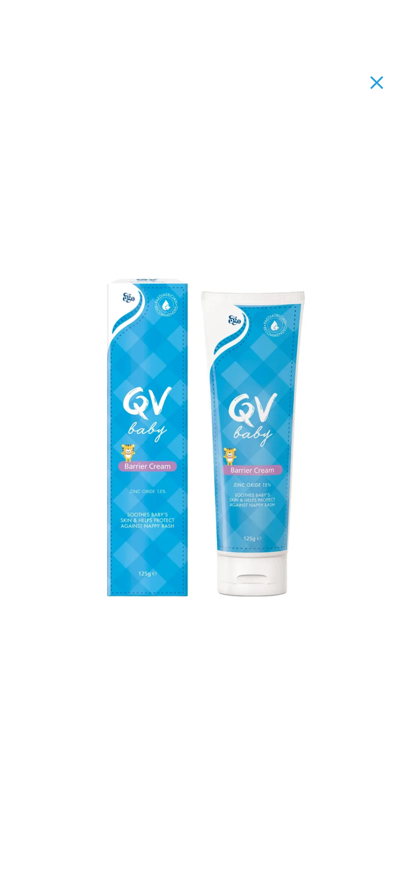 كيوفي QV - كريم مهدئ للطفح للاطفال