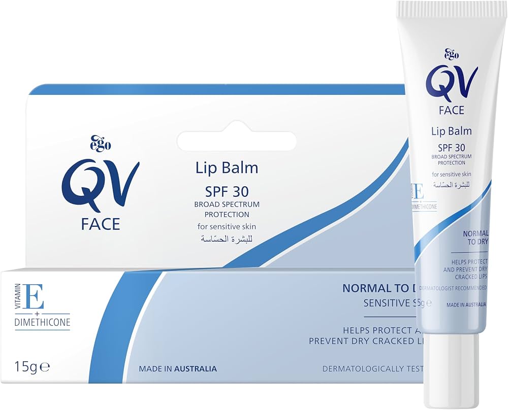 كيوفي QV - مرطب الشفاه للبشرة الحساسة بعامل حماية spf 30